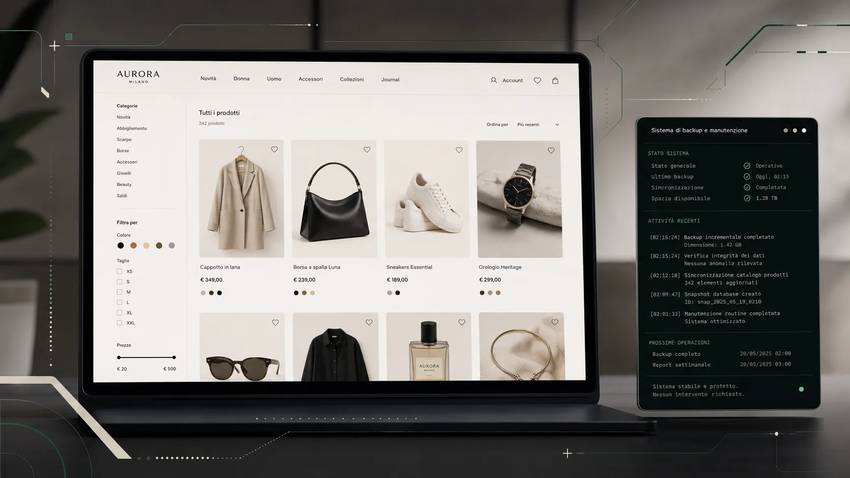 Caso studio: recupero e-commerce dopo aggiornamento critico